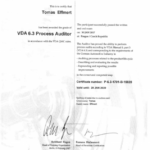 VDA Certificate